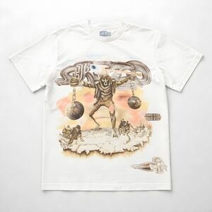 Travis Scott Sicko Tour Australia Cream Graphic Tee